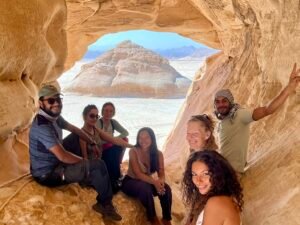 Makhroom rock arch, Nawamis & the Big Dune, South Sinai – Cadence Seekers